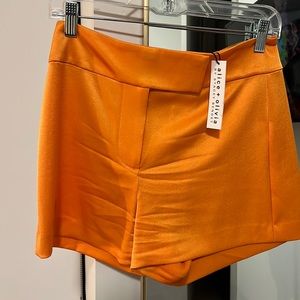 Alice and Olivia Satin Shorts